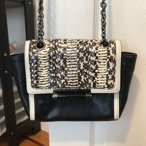 Diane von Furstenburg mini 440 ombré black bag DvF